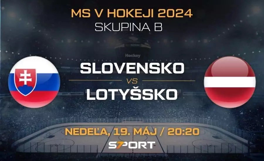 Slovensko - Lotyšsko MS v hokeji 2024