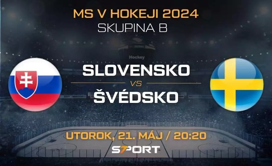 Slovensko - Švédsko MS v hokeji 2024