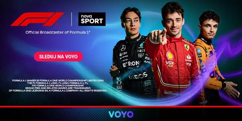 Formula 1 online prenos na VOYO