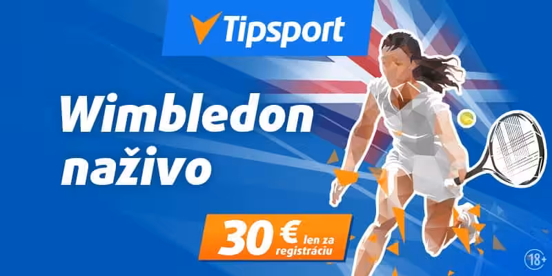 Wimbledon live TV Tipsport