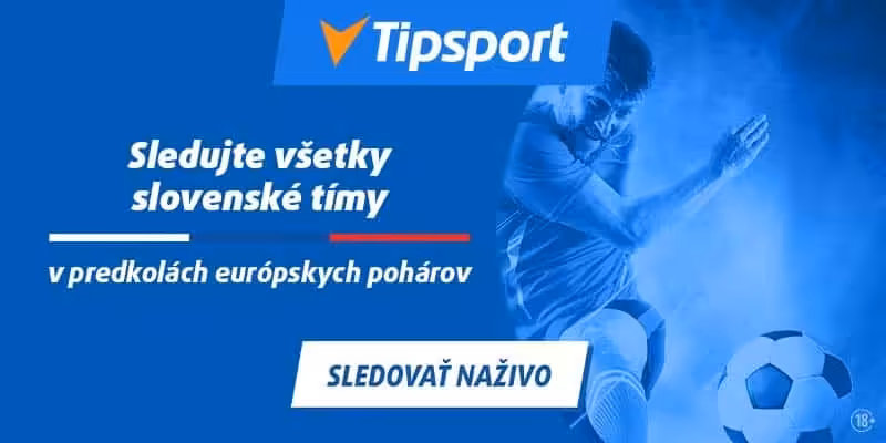 Predkolá pohárov live na Tipsporte