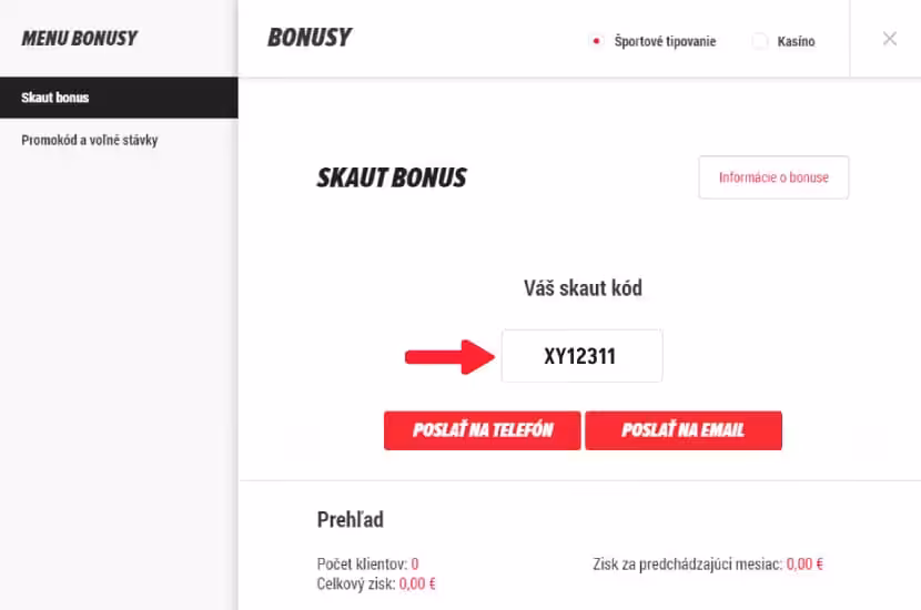 Doxxbet skaut kód, bonus Doxxbet skaut kód, bonus