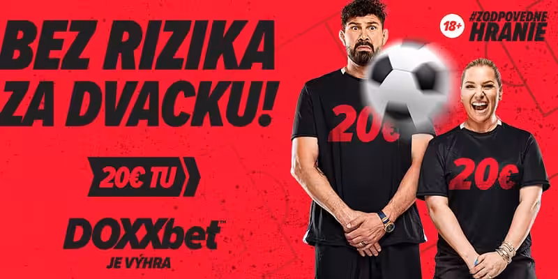 DOXXbet bez rizika za dvacku