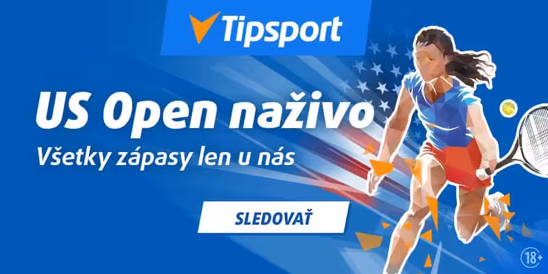 US Open live na Tipsporte