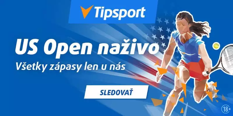 US Open 2024 live na Tipsporte