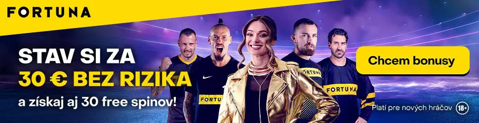 Stávka bez rizika 30 eur Fortuna