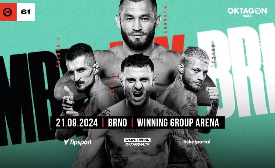 Oktagon 61 Brno program MMA zápasov, výsledky