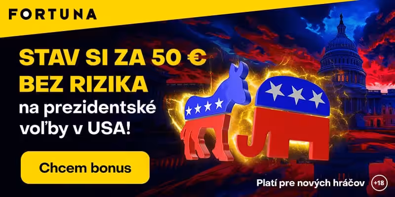Fortuna bonus bez rizika volby v USA
