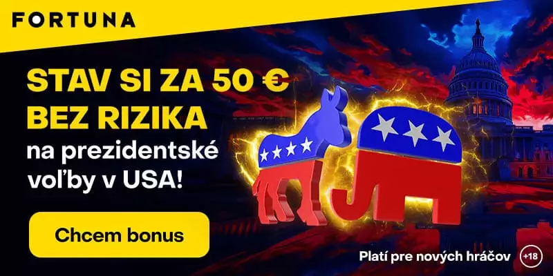 Fortuna bonus bez rizika volby v USA