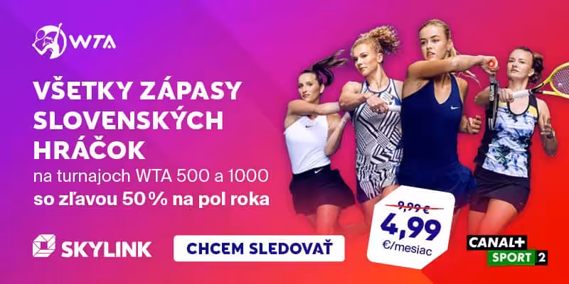 Skylink TV WTA turnaje live Skylink TV WTA turnaje live
