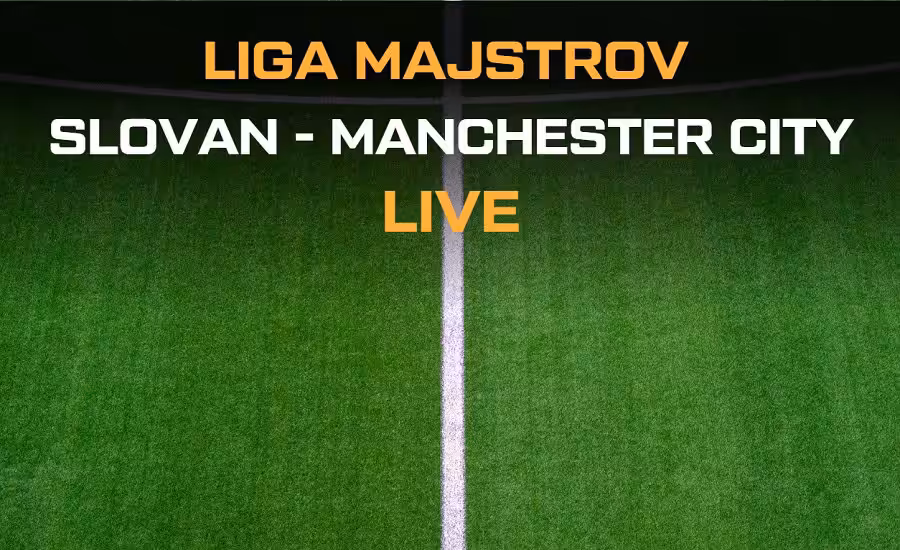 Slovan - Manchester City live