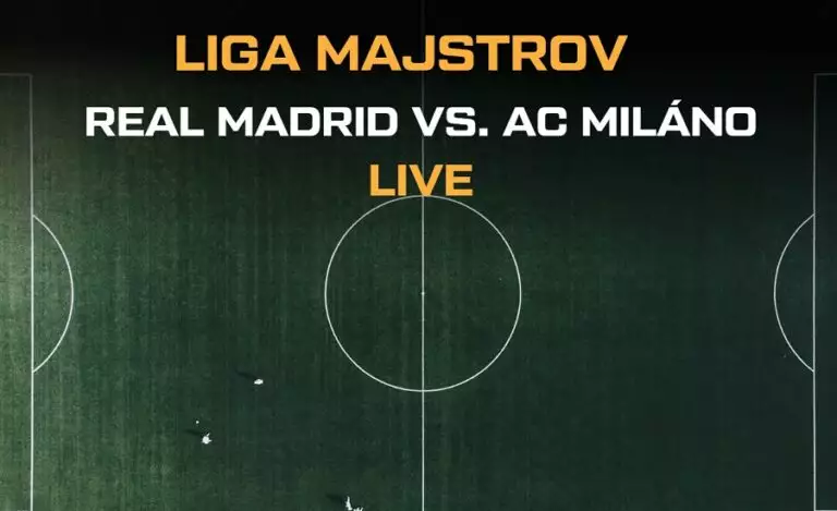 Kde pozerať Real Madrid - AC Miláno naživo dnes