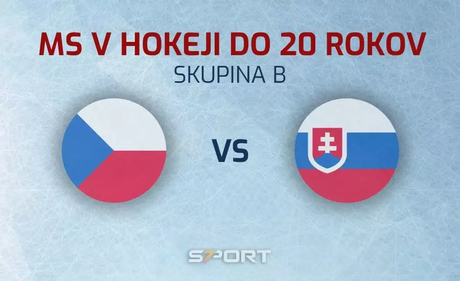 Česko - Slovensko MS v hokeji hráčov do 20 rokov