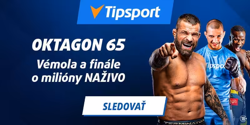Oktagon 65 live na TV Tipsport 