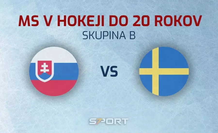 Slovensko - Švédsko MS v hokeji do 20 rokov 2025