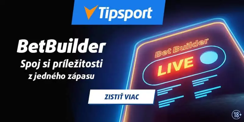 BetBuilder live na Tipsporte