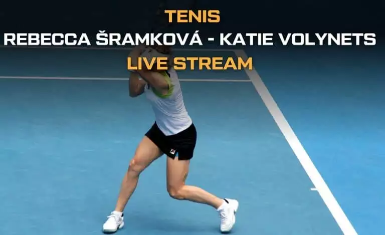 Rebecca Šramková - Katie Volynets live dnes