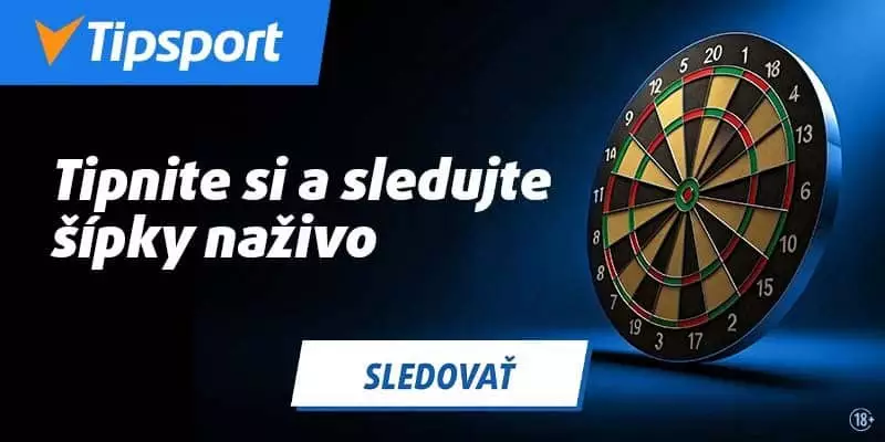 Šípky naživo na TV Tipsport