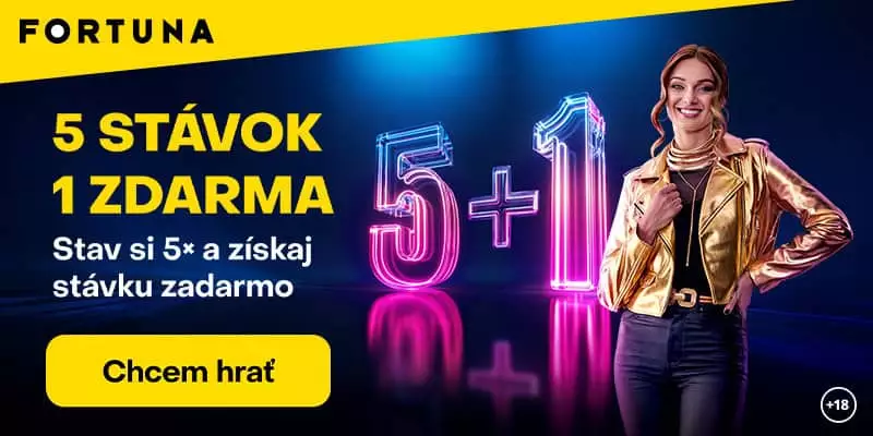 Pat stavok jedna zdarma fortuna