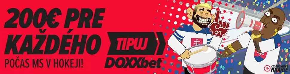 200€ pre kazdeho DOXXbet MS v hokeji
