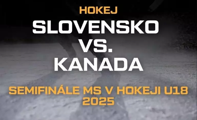Slovensko - Kanada MS v hokeji U18