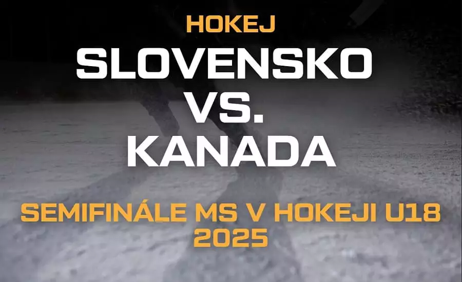 Slovensko - Kanada MS v hokeji U18