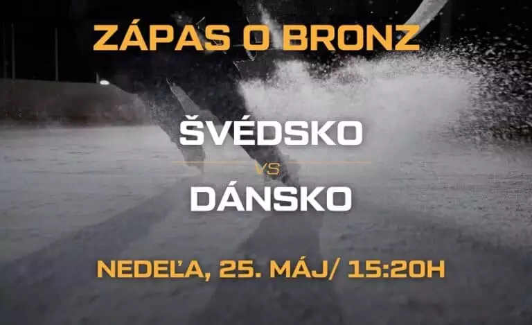 Hokej Švédsko - Dánsko MS v hokeji 2025