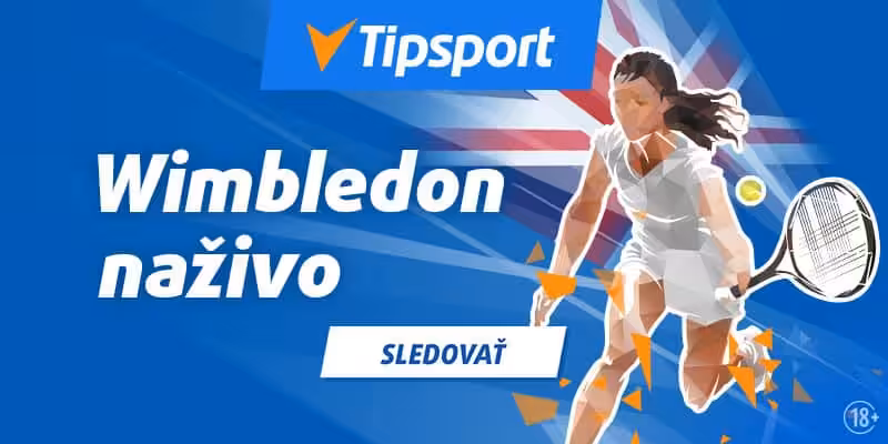 Tenisový Wimbledon naživo na TV Tipsport