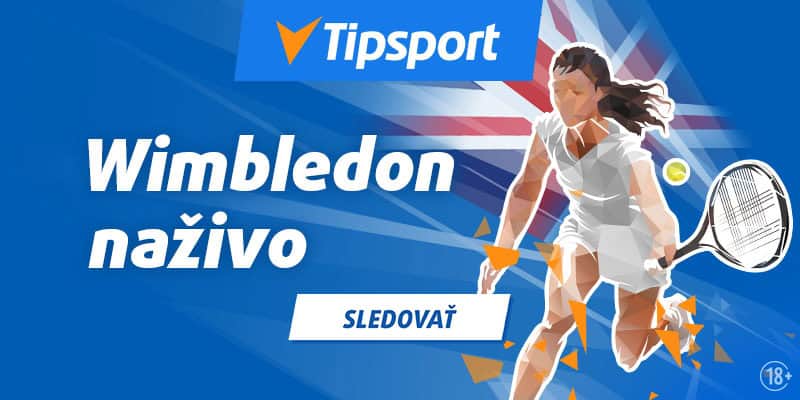 Tenisový Wimbledon naživo na TV Tipsport