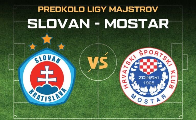 Slovan Bratislava - Mostar predkolo Ligy Majstrov