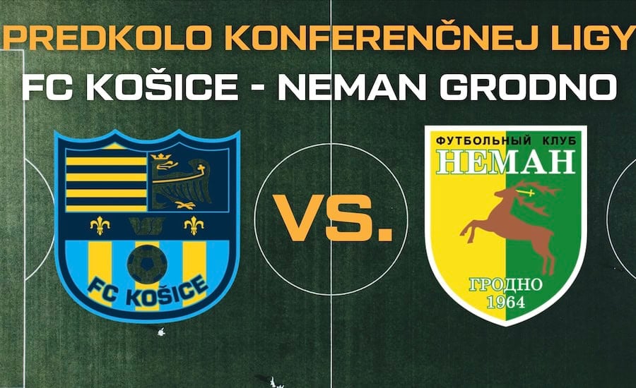 FC Košice - Neman Grodno 2. predkolo Konferenčnej ligy