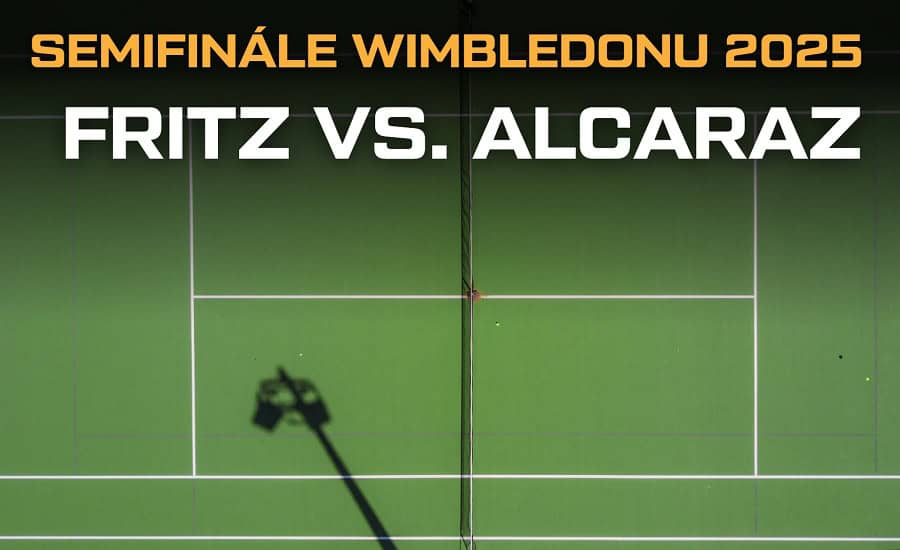 Fritz - Alcaraz semifinále Wimbledonu 2025 live dnes