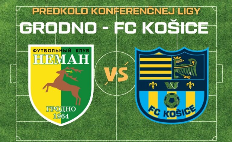 Neman Grodno - FC Košice odveta 2. predkola