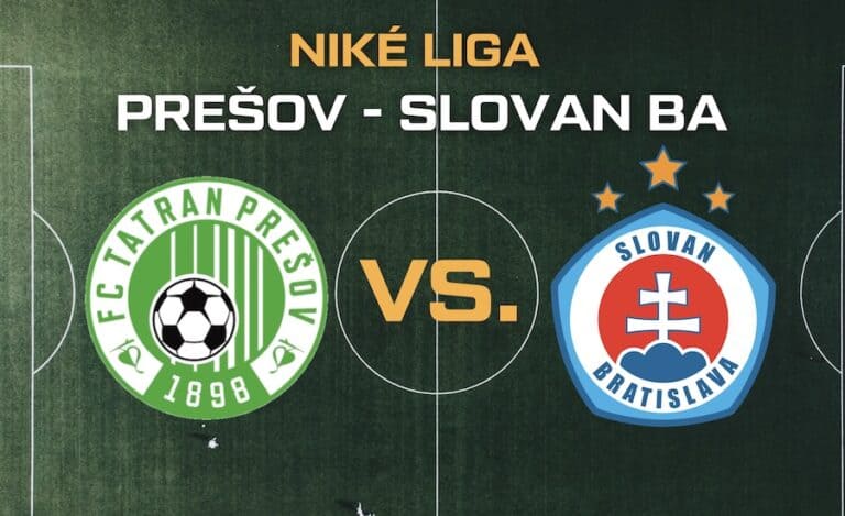 Prešov - Slovan Niké liga 26. júla 2025