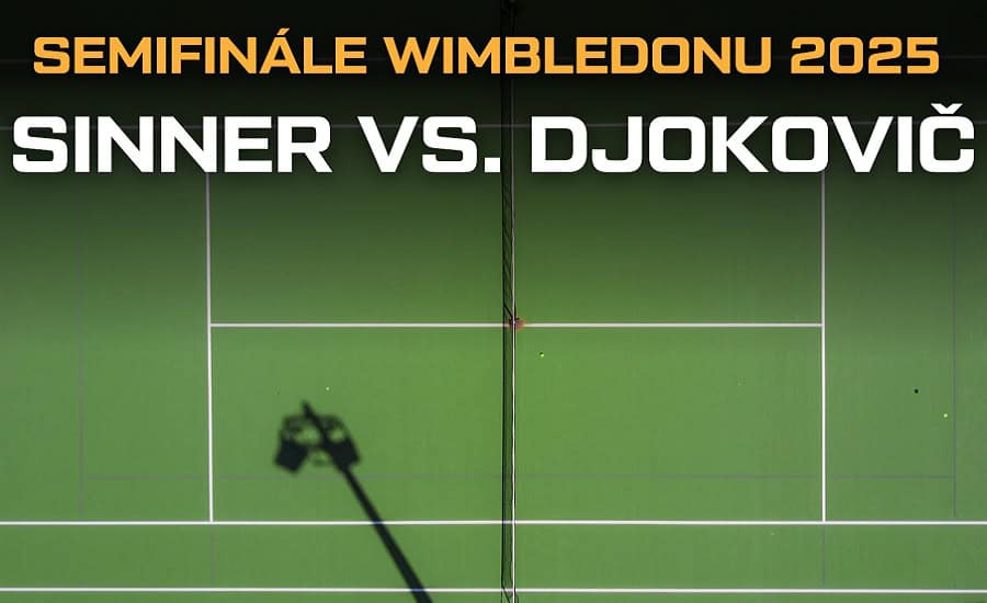 Sinner - Djokovič semifinále Wimbledonu 2025 live