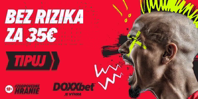 DOXXbet 35 eur bez rizika