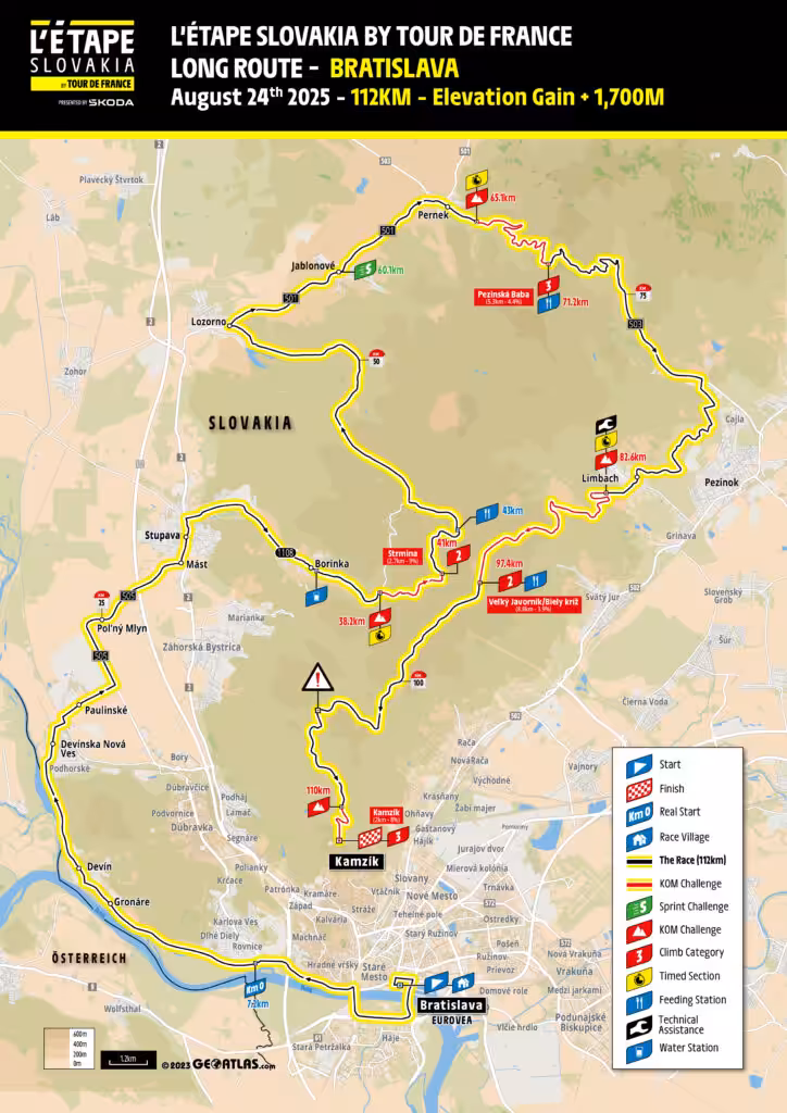 L'Etape Slovakia - THE RACE trasa