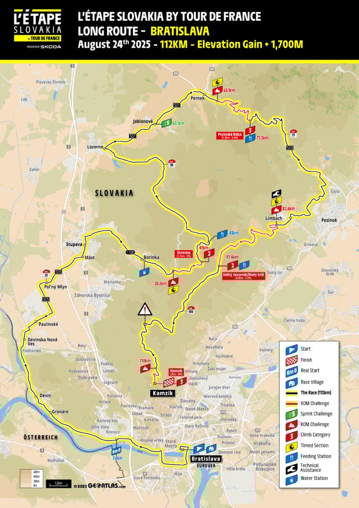 L'Etape Slovakia - THE RACE trasa