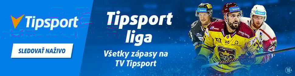 Hokej Tipsport liga live na TV Tipsport