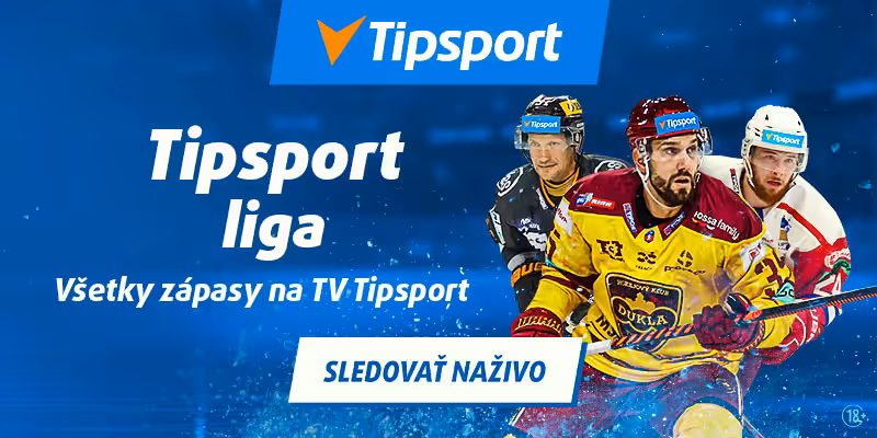 Hokej Tipsport liga naživo na TV Tipsport