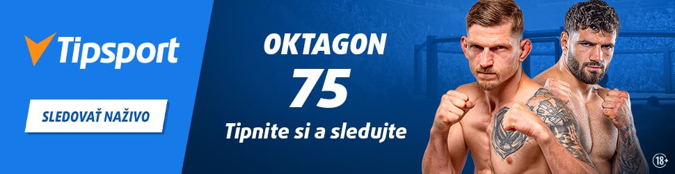 Oktagon 75 live stream na TV Tipsport