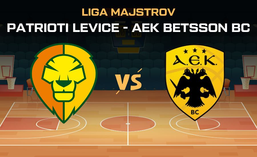 Basketbal Patrioti Levice - AEK Betsson BC