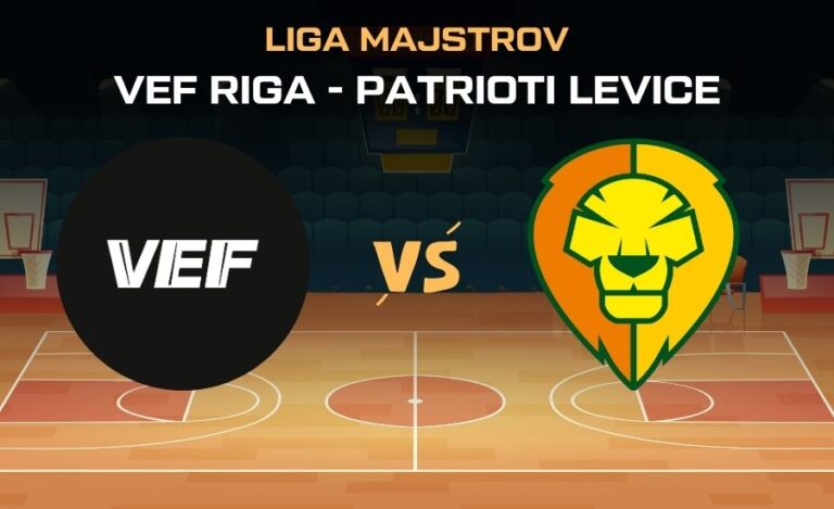 VEF Riga - Patrioti Levice Liga majstrov
