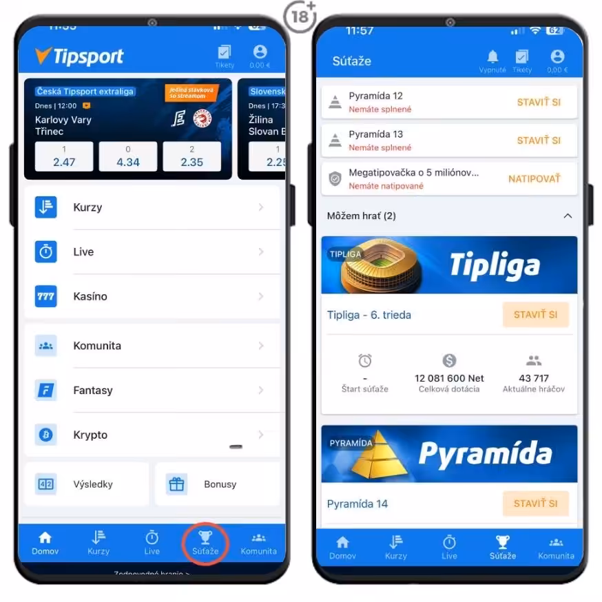 Tipsport súťaže