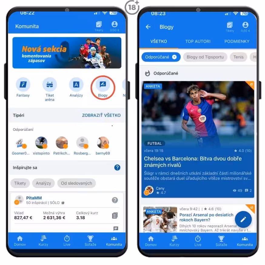Tipsport blog