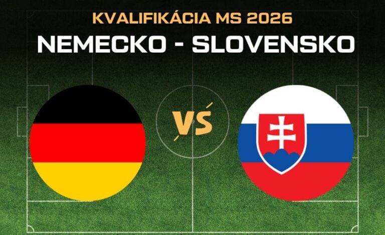Nemecko - Slovensko kvalifikácia MS vo futbale 2026 dnes
