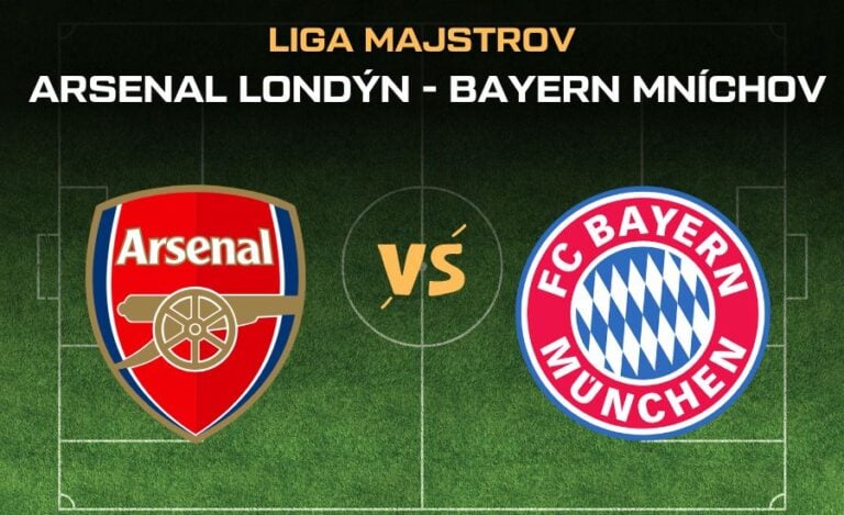 Futbal Arsenal - Bayern Mníchov