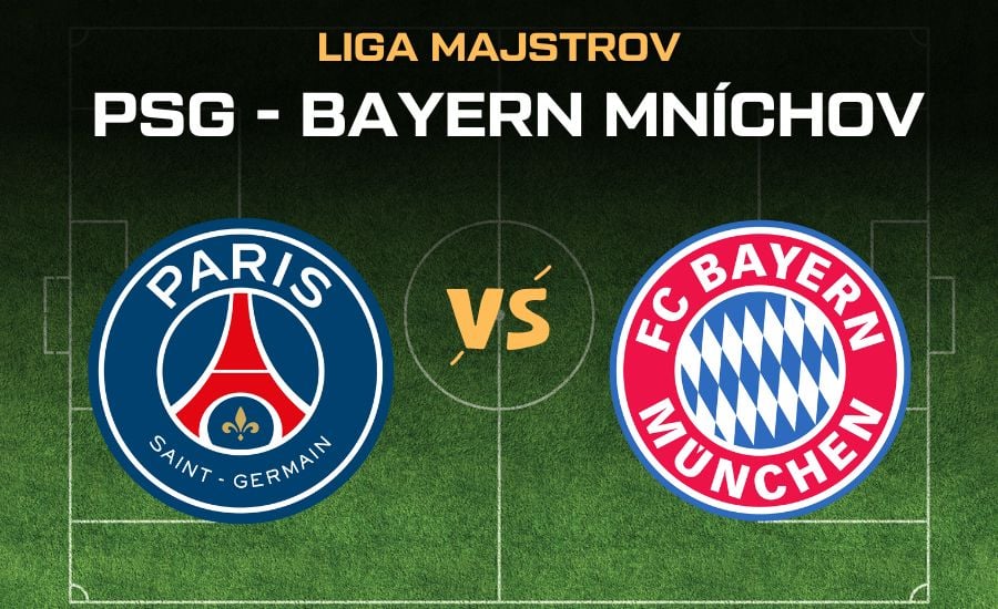 Futbal PSG - Bayern Mníchov 4. november 2025
