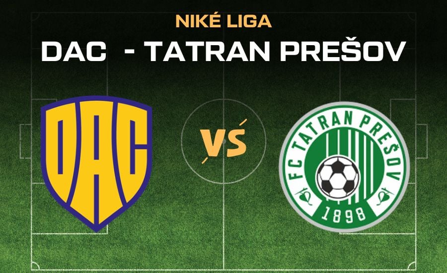 Niké Liga Futbal DAC - Prešov