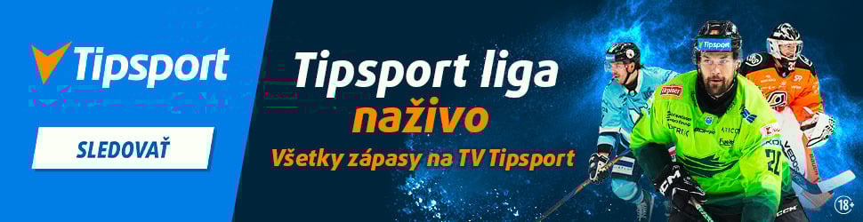 Hokej Tipsport liga live stream na TV Tipsport